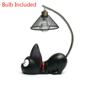 LED Night Lamp Creative Resin Cat Animal Night Lamp Ornaments Home Decoration Kitty Table Lamp
