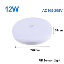 Load image into Gallery viewer, E27 Smart Led Night Light Lamp with Motion Sensor Lights Bulb 220V 5/7/9/12/18W
