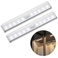 Load image into Gallery viewer, PIR lampe de placard à garde-robe, appareil à la lumière sous le lit à la garde-robe lampe
