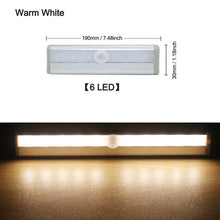 Load image into Gallery viewer, PIR lampe de placard à garde-robe, appareil à la lumière sous le lit à la garde-robe lampe
