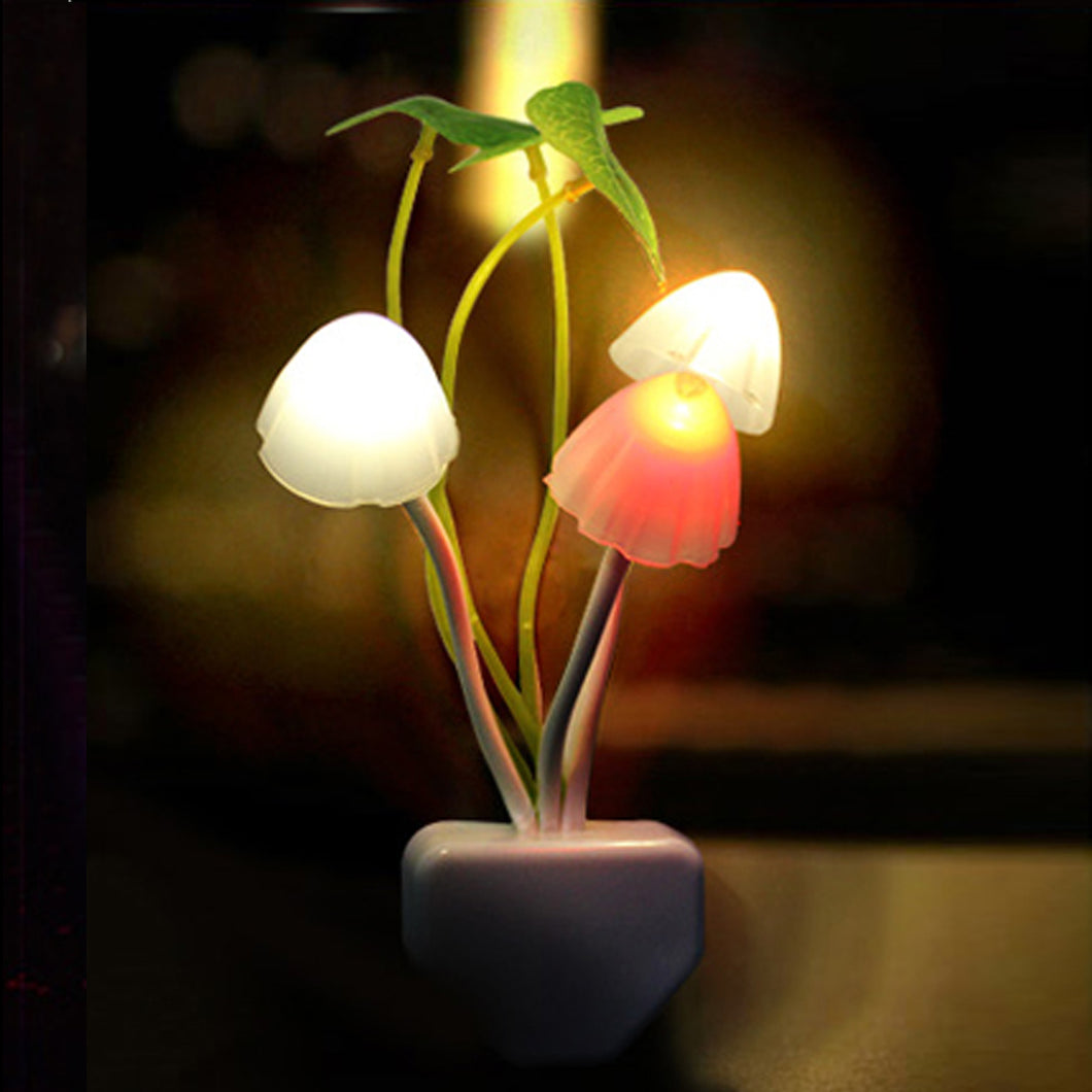 Novelty for Children Party Night Light EU & US Plug Light Sensor AC110V-220V 3 LED